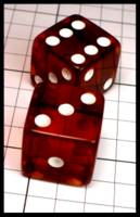 Dice : Dice - 6D Pipped - Root Beer Colored - JA Collection Apr 2024